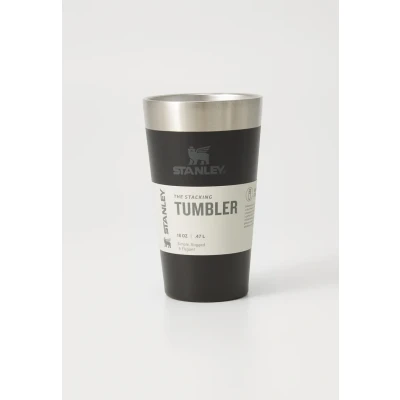 Abbildung von Stanley Adventure Stacking Bierkrug 473 ml Matte Black Edelstahl Thermobecher hält 4 Stunden kalt BPA frei Stapelbare Doppelwandiger, Vakuumisolierter Thermotasse Spülmaschinenfest, 10 02282 058