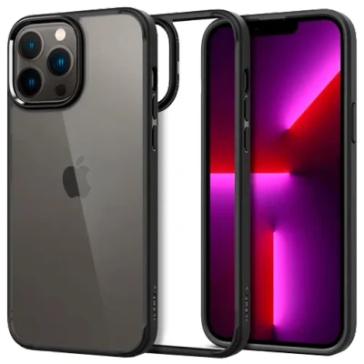 Abbildung von Spigen Ultra Hybrid TPU Back Cover Schwarz Apple iPhone 13 Pro Max