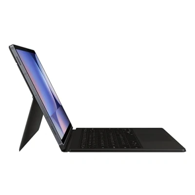 Abbildung von Samsung Book Cover Keyboard EF DX825 für das Galaxy Tab S10+ S9+ S9 FE+ mit QWERTZ Tastatur und AI Taste, Zweiteilige Tablet Hülle, schlankes Design, S Pen Fach, Schwarz