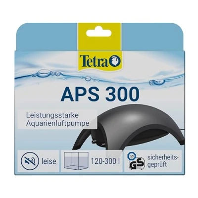 Abbildung von Tetra APS 300 Aquarium Luftpumpe leise Membran Pumpe für Aquarien von 120 L, schwarz