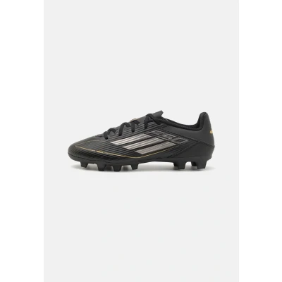 Abbildung von adidas Performance F50 CLUB Flexible Ground Fußballschuh Nocken, Herren, Größe: 48, Core black/iron metallic/gold metallic Schuhe