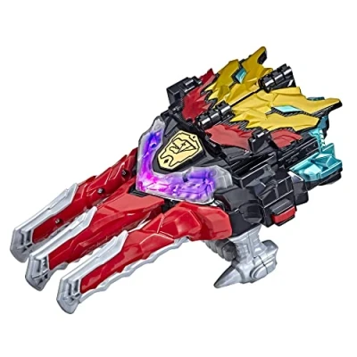 Abbildung von Power Rangers Dino Knight Morpher, Spielzeug mit Lichtern, Sounds und Schlüssel, inspiriert von der Serie, 15 Centimeters