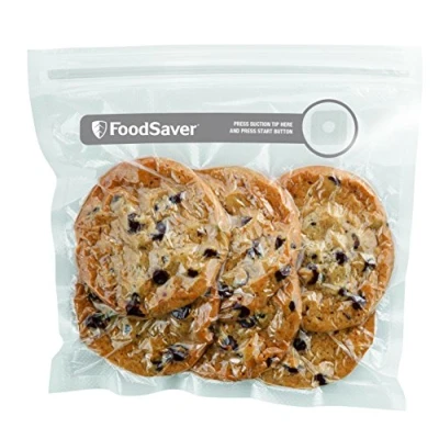 Abbildung von FoodSaver wiederverschließbare Frischebeutel 950 ml 26 stück [FVB015X]
