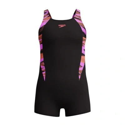 Abbildung von Speedo Girls Hyperboom Splice LEGS Badeanzug für Kinder, Größe: 140, Pink