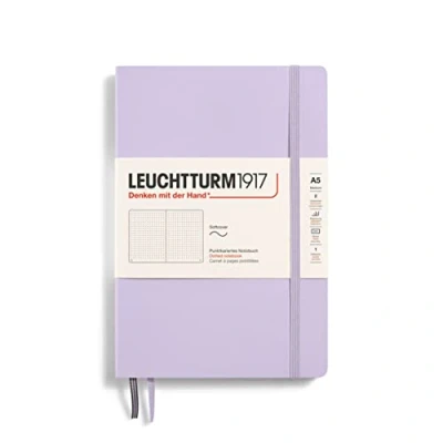 Abbildung von LEUCHTTURM1917 365497 Notizbuch Medium (A5), Softcover, 123 nummerierte Seiten, Lilac, dotted