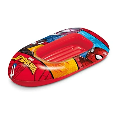 Abbildung von Mondo Toys SPIDERMAN Boat INFLATED BASE aufblasbares Schlauchboot / für Kinder Größe 112 cm ideal Strand, Meer, Pool 16930