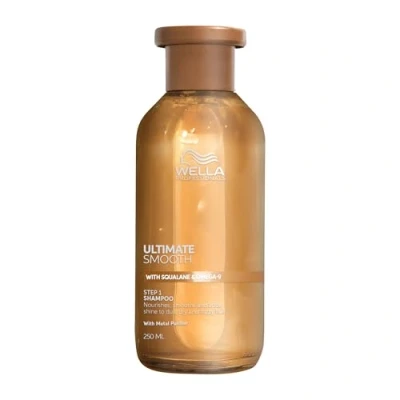 Abbildung von Wella Professionals Ultimate Smooth Shampoo Pflegendes Haarshampoo Mit Squalan &amp; Omega 9 Für Trockenes, Stumpfes Krauses Haar (250 ml)