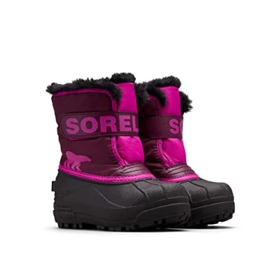 Abbildung von Sorel KIDS SNOW COMMANDER Schneestiefel für Unisex Baby, Lila (Purple Dahlia x Groovy Pink) Children, 31 EU