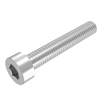 Abbildung von SECCARO Zylinderschraube M8 x 50 mm, Edelstahl V2A VA A2, DIN 912 / ISO 4762, Innensechskant, Vollgewinde, 20 Stück
