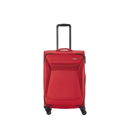 Abbildung von Travelite Chios Trolley M 67 Rot Koffer mit 4 Rollen Weichgepäck