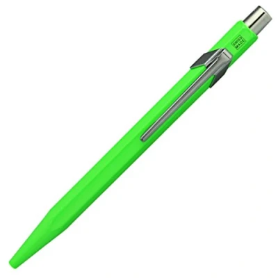 Abbildung von CARAN d&#039;ACHE Kugelschreiber 849 aus Metall Fluo Grün, 1 Stück (1er Pack)