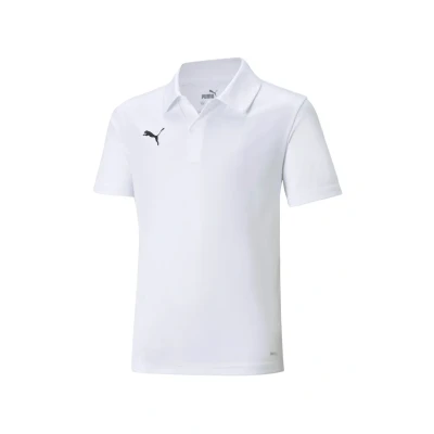 Abbildung von puma Unisex Kinder Teamliga Sideline Polo Jr Shirt, White Black, 116 EU
