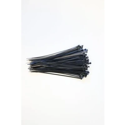 Abbildung von Schneider Electric Thorsman Kabelbinder, 100 Stück, Polyamid, 200x3,6 mm, glatte abgerundete Kanten, selbstsichernd, schwarz, Artikelnummer IMT46414