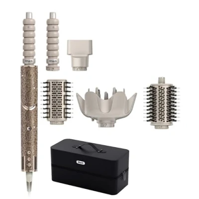 Abbildung von Shark FlexStyle Shimmer 5 in 1 Lockenstab HD446JSEU Champagner