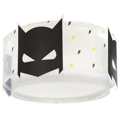 Abbildung von Dalber Deckenleuchte Dark Hero, weiß/schwarz, Ø 33 cm, E27