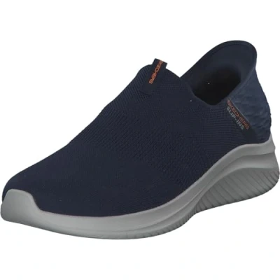 Abbildung von Skechers Herren Ultra Flex 3.0 Smooth Step sneakers,sports shoes, Navy Knit Trim, 41 EU