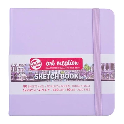 Abbildung von Talens Art Creation Skizzenbuch 80 Blatt, 12 x cm, pastellviolett