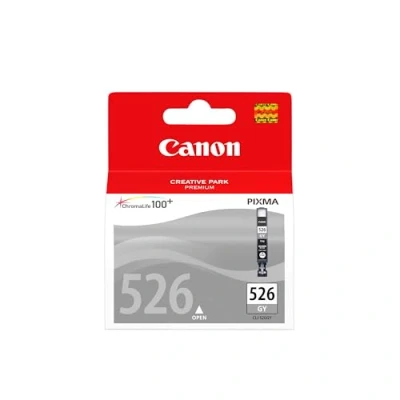Abbildung von Canon CLI 526GY Tintenpatrone Grau (Original Druckertinte, für klare und präzise Ausdrucke, ChromaLife100+ Technologie, ideal Fotodrucke, langlebige Druckergebnisse)