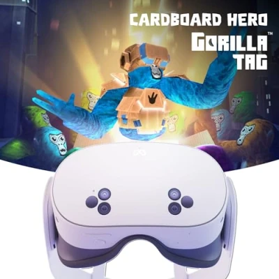 Abbildung von Meta Quest 3S 128 GB Gorilla Tag Cardboard Hero Bundle Exklusiv bei Amazon