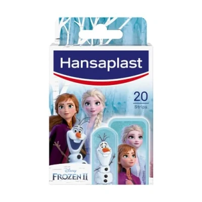 Abbildung von Hansaplast Kids FROZEN 2 Kinderpflaster (20 Strips), Wundpflaster mit Disney Motiven zum Aufmuntern, schmerzlos zu entfernendes Pflaster Set