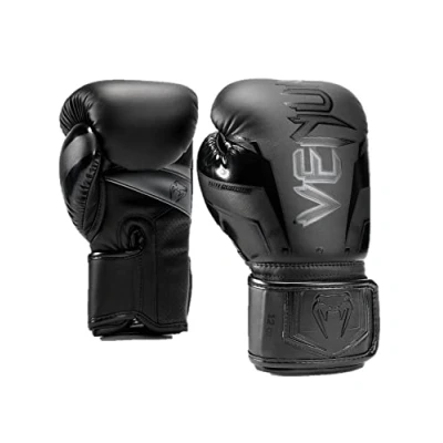 Abbildung von Venum, Elite Evo Boxhandschuhe, Unisex Erwachsene, 10 Oz, Schwarz/Schwarz