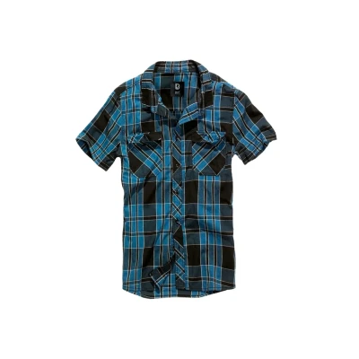 Abbildung von Brandit Roadstar Hemd, Herren, Größe: 4XL, Indigo checked