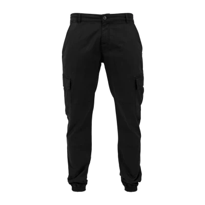 Abbildung von Urban Classics Washed Jogging Cargohose, Herren, Größe: 44, Black