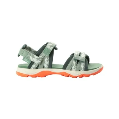 Abbildung von Jack Wolfskin Unisex Trekkingsandale für Kinder, Größe: 35, Mint leaf Schuhe