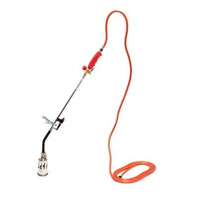 Abbildung von ROTHENBERGER Industrial Hochleistungsbrenner 5,0 m Propangasschlauch Piezo Unkrautvernichter, Brenner, Abflammen, Grillanzünder, Abflammgerät, Dach und Bitumenbahnen, 030955E