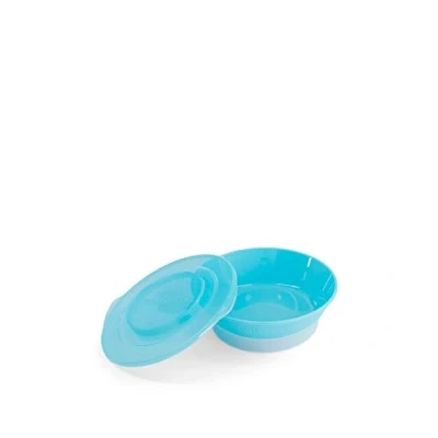 Abbildung von Twistshake Versiegelt Kinder Schüssel mit Deckel, Esslernschale PP und Silikon, Geshirr zum Babynahrung, Babyfütterung Geschirr, BPA Frei, ab 6 Monaten, Pastellblau