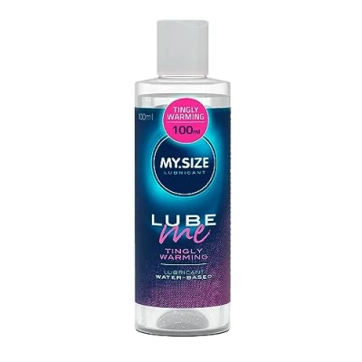 Abbildung von MY.SIZE Lube Me Premium Gleitgel Tingly Warming 100 ml I Gleitmittel wärmend, prickelnd &amp; geruchsneutral Wasserbasierte Gleitgele Lubricant Gel für Toys Latexkondome water based lubrication