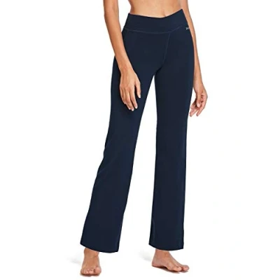 Abbildung von Baleaf Damen Flare Joga Fitness Hose lang, Dunkelblau, XXL