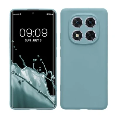 Abbildung von kwmobile Handyhülle kompatibel mit Xiaomi Redmi Note 14 Pro 5G / Poco X7 Hülle Handy Case aus weichem Silikon in Antique Stone