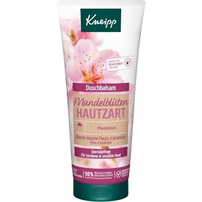 Abbildung von Kneipp Duschbalsam Mandelblüten Hautzart feuchtigkeitsspendende Duschcreme mit Mandelmilch &amp; Mandelöl für geschmeidige Haut ohne Mikroplastik 200ml