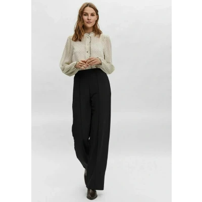 Abbildung von Vero Moda Becky HR PULL ON Stoffhose, Damen, Größe: XSx30, Black