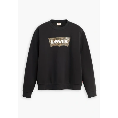 Abbildung von Levi&#039;s Everyday CREW Sweatshirt, Damen, Größe: Large, Caviar