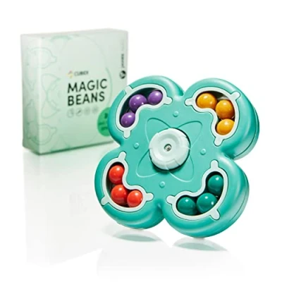 Abbildung von CUBIDI® Original Magic Bean Flower, Grün Spannendes Knobelspiel für Kinder und Erwachsene Geschicklichkeitsspiel Mädchen Jungen ab 6 Jahren