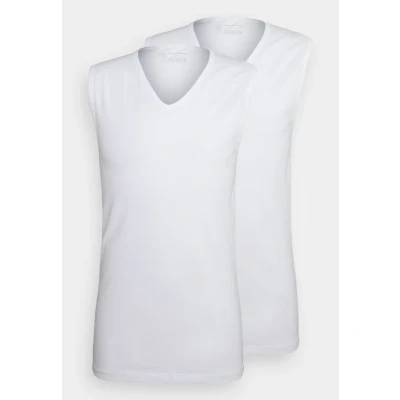Abbildung von Schiesser 2PACK Tank Top Vausschnitt Organic Cotton 95/5 Original Unterhemd/shirt, Herren, Größe: XXL, Weiss