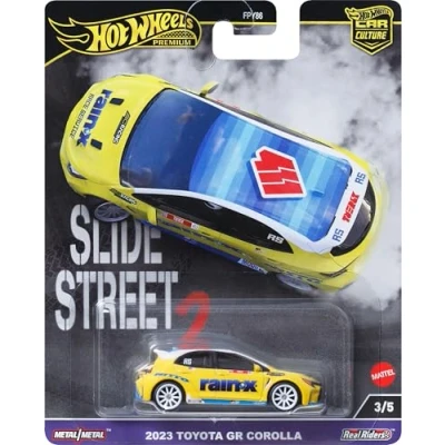 Abbildung von Hot Wheels Premium Toyota Corolla GR, Car Culture Circuit Legends Fahrzeuge für Kinder ab 3 Jahren und Erwachsene Fans Sammler, Kollektion von im Maßstab 1:64, HKC82
