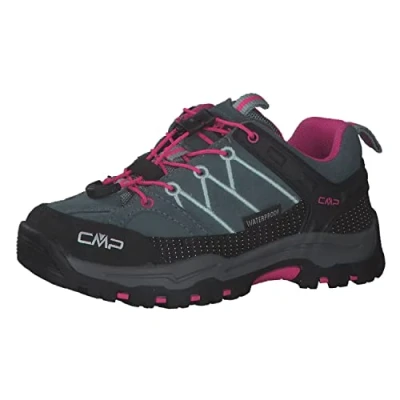 Abbildung von CMP Kids Rigel Low Trekking Shoes Wp Wanderschuhe, Mineral Green Purple Fluo, 32 EU