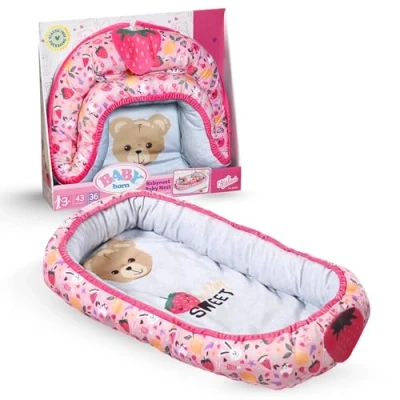 Abbildung von Baby born Nest für 36 cm und 43 Puppen, 835821 Zapf Creation, Rosa