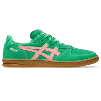 Abbildung von Asics Sportstyle Skyhand OG Unisex Sneaker low, Größe: 45, Cilantro/grapefruit Wildleder / suede