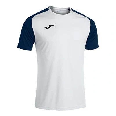 Abbildung von Joma Herren Academy Iv M/C T Shirt, Weiss Marineblau Weiss, L EU