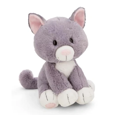 Abbildung von NICI Kuscheltier Katze 25cm grau Weiches Plüschtier niedliches Stofftier zum Kuscheln &amp; Spielen tolle Geschenkidee für Kinder Erwachsene 62148