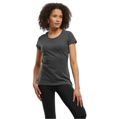 Abbildung von Build Your Brand Damen BB012 Ladies Basic Tee T Shirt, Charcoal, S