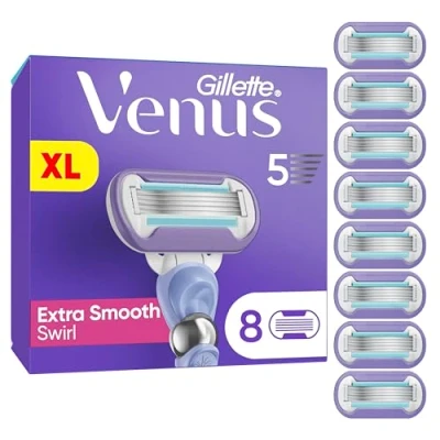 Abbildung von Gillette Venus Extra Smooth Swirl Damen Rasierklingen, 8 Ersatzklingen