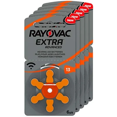 Abbildung von RAYOVAC Hörgeräte Batterien 13 Extra Advanced 1,45V 310 mAh, 5X 6er Sparpack
