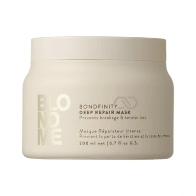 Abbildung von Schwarzkopf Professional BLONDME Bondfinity Deep Repair Mask Haarmaske Stärkende Haarpflege Schafft Bindungen Glättet Und Schützt Poröses Haar Hydratisierend Weichmachend 200 ml