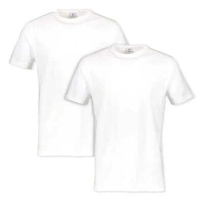 Abbildung von LERROS Herren Doppelpack Rundhalsausschnitt T Shirt, Weiß, S EU