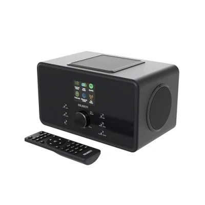 Abbildung von Internetradio WLAN DAB Radio mit Bluetooth Küchenradio 100 Watt 2.1 Lautsprecher Subwoofer Plus Internet Radios Digitalradio Fernbedienung MAJORITY Bard